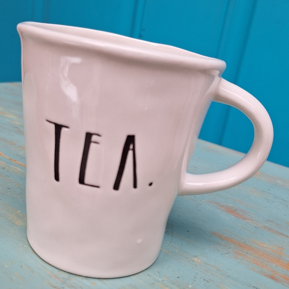 Teacup Rae Dunn Mug TEA. Gift Teacup White Coffee tea period Artisan Collection